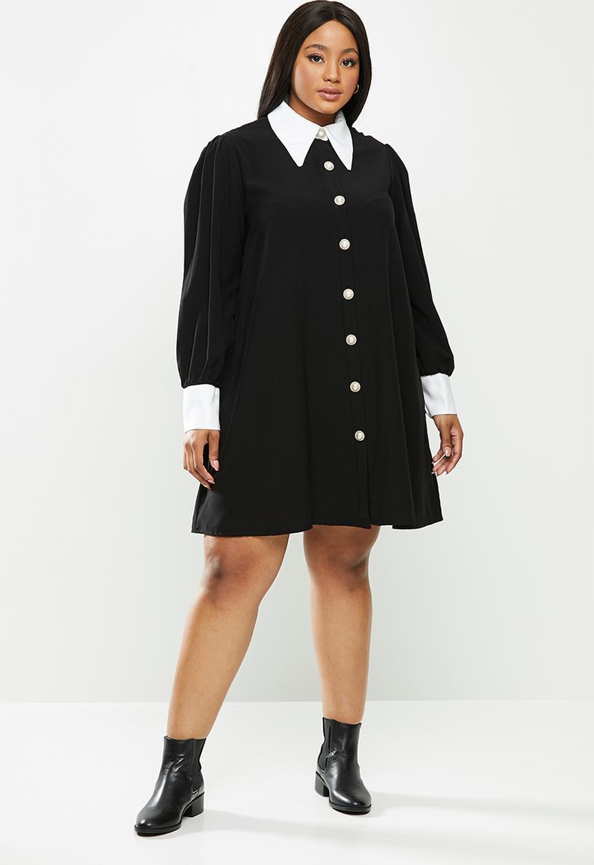Me&B - Plus the queen's gambit dress - black