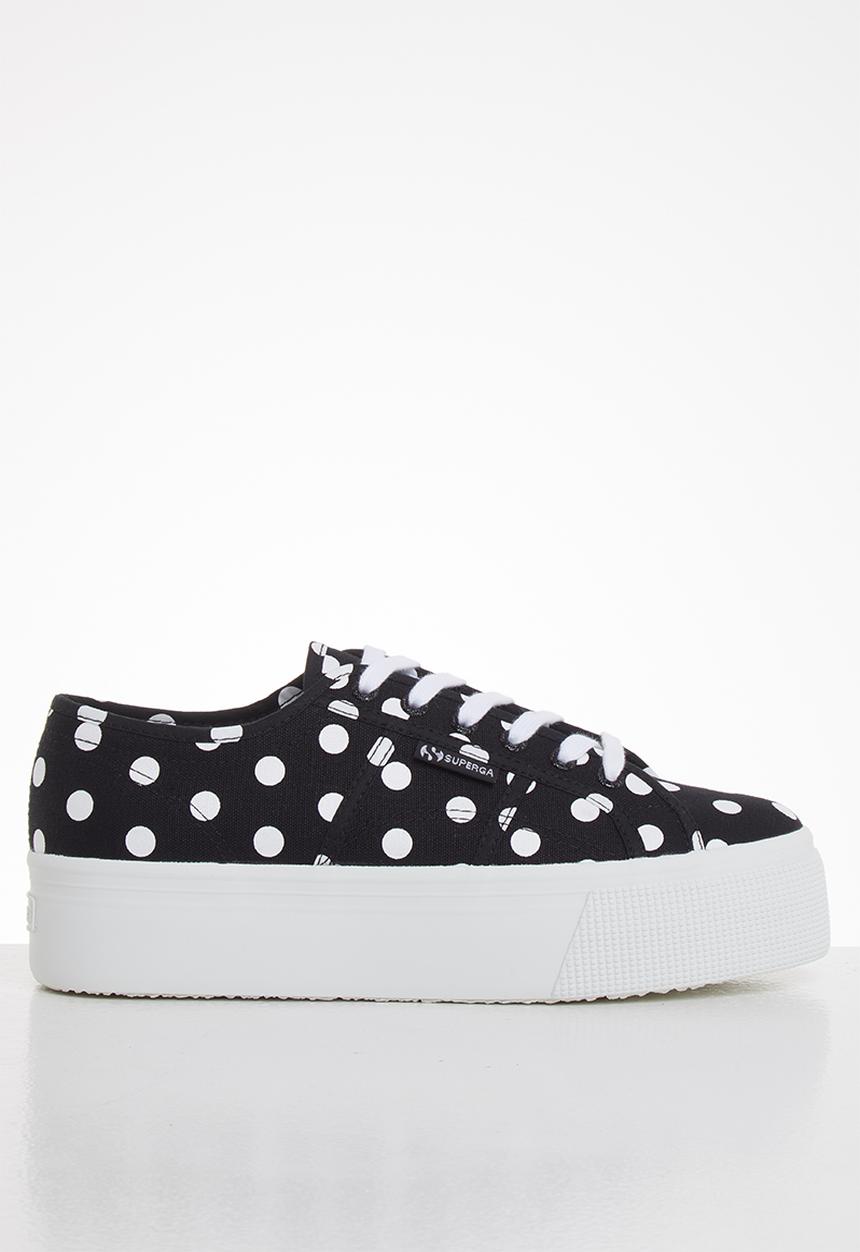SUPERGA - 2790 polkadots - black white dots