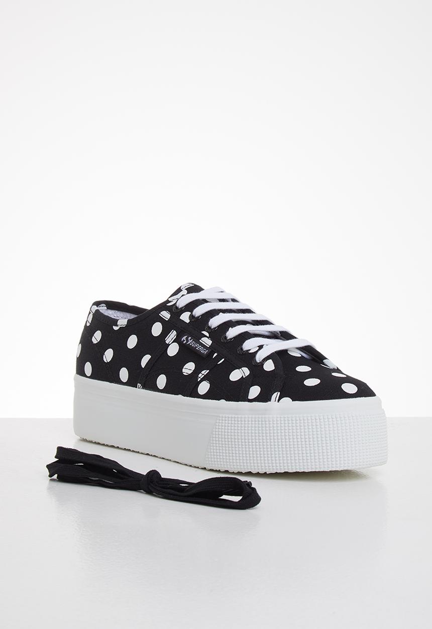 SUPERGA - 2790 polkadots - black white dots