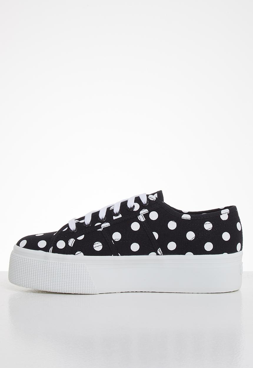 SUPERGA - 2790 polkadots - black white dots