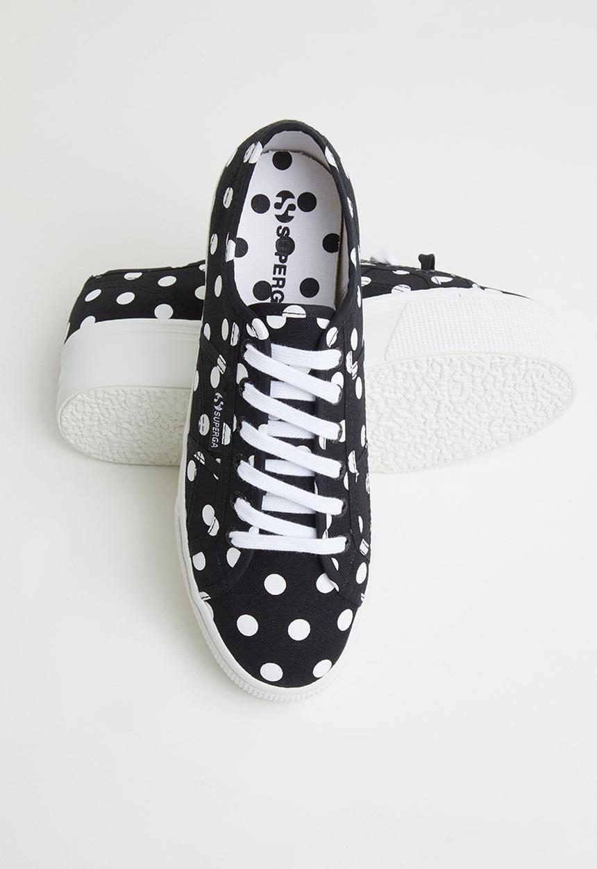 SUPERGA - 2790 polkadots - black white dots