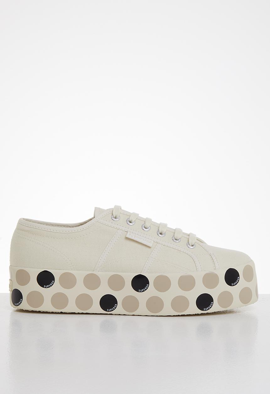 SUPERGA - 2790 logo polka - beige gresso