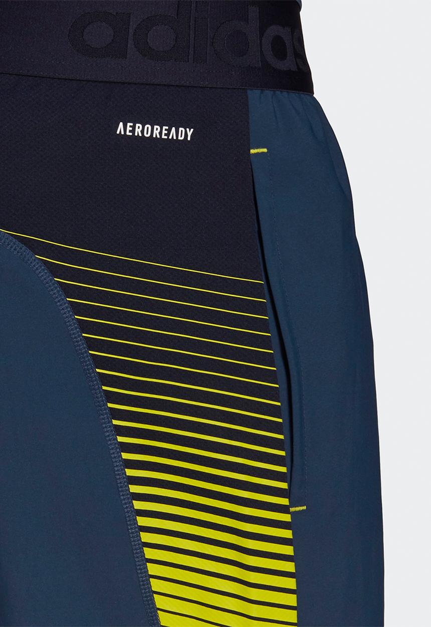 adidas Performance - Sl wv c pants - crew navy/acid yellow