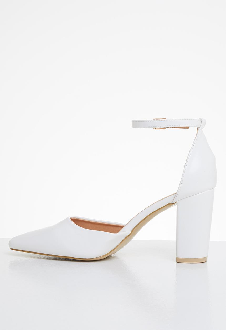 Superbalist - Ellen block heel - white