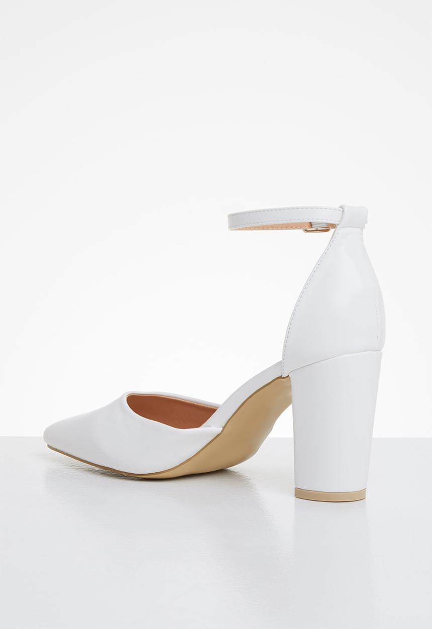 Superbalist - Ellen block heel - white