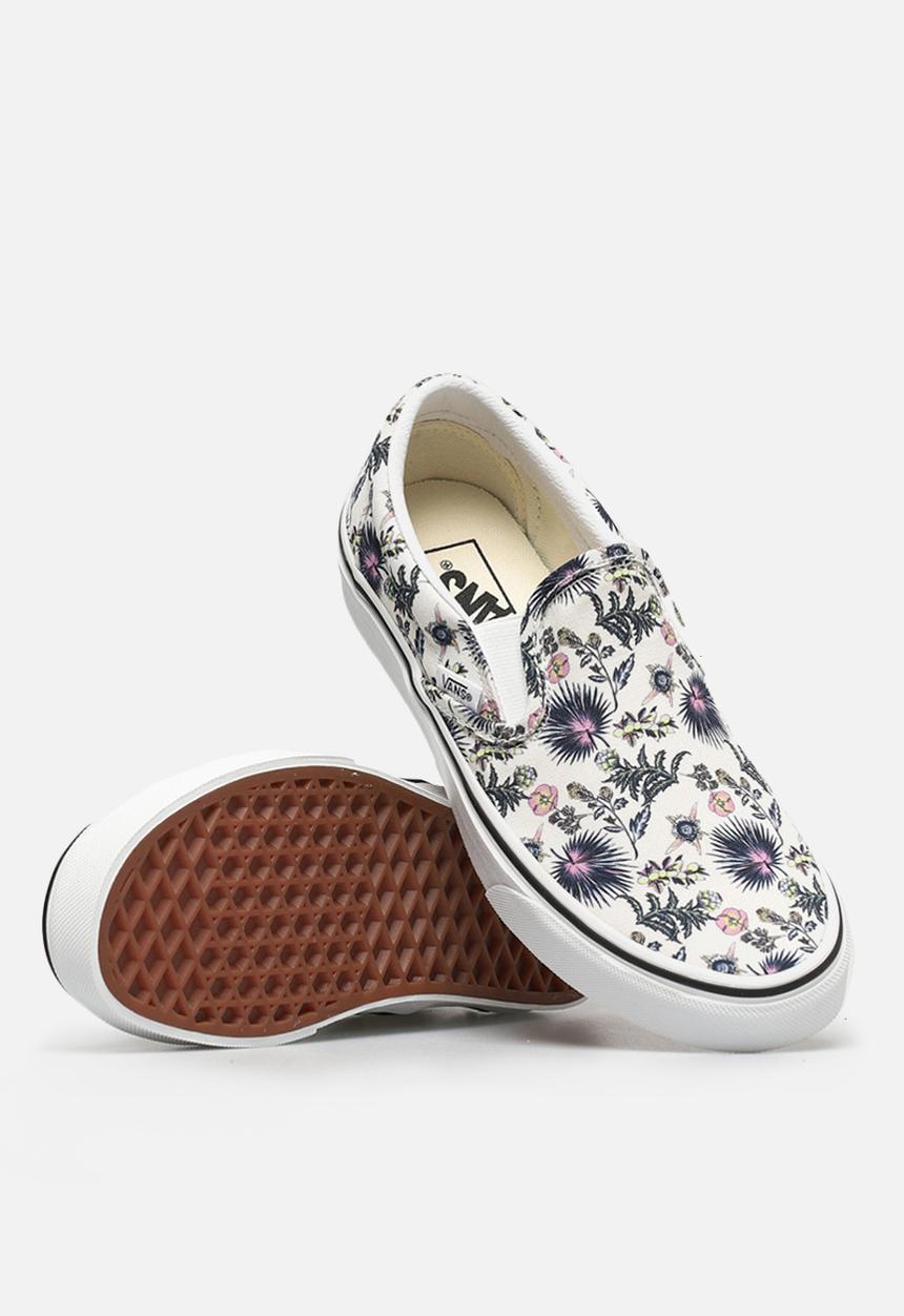 Vans - Ua classic slip-on - (paradise floral) true white/true white