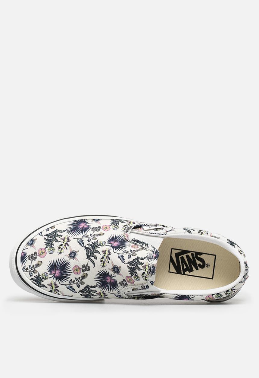 Vans - Ua classic slip-on - (paradise floral) true white/true white