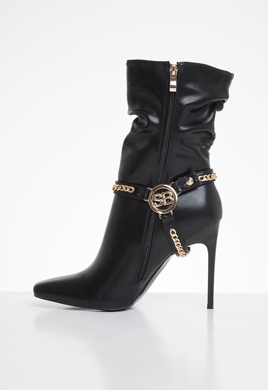 SISSY BOY - Heel the chain ankle boot - black