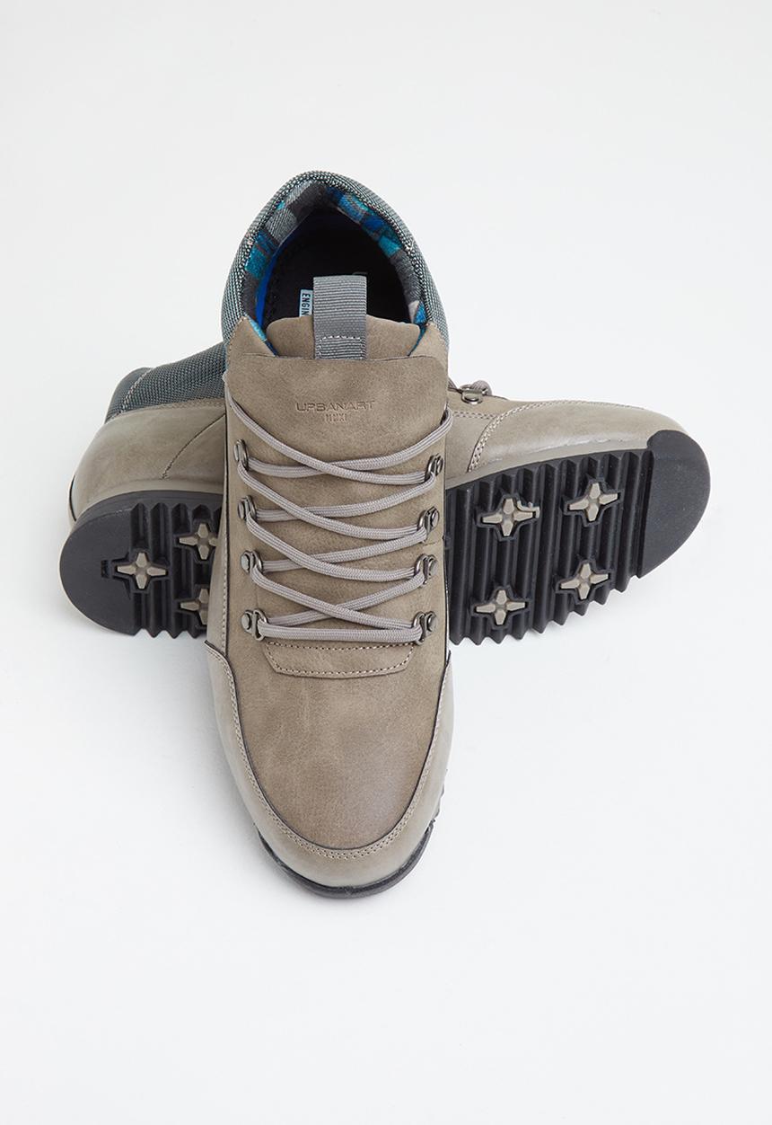 UrbanArt - Crocco 21 nub lea - grey