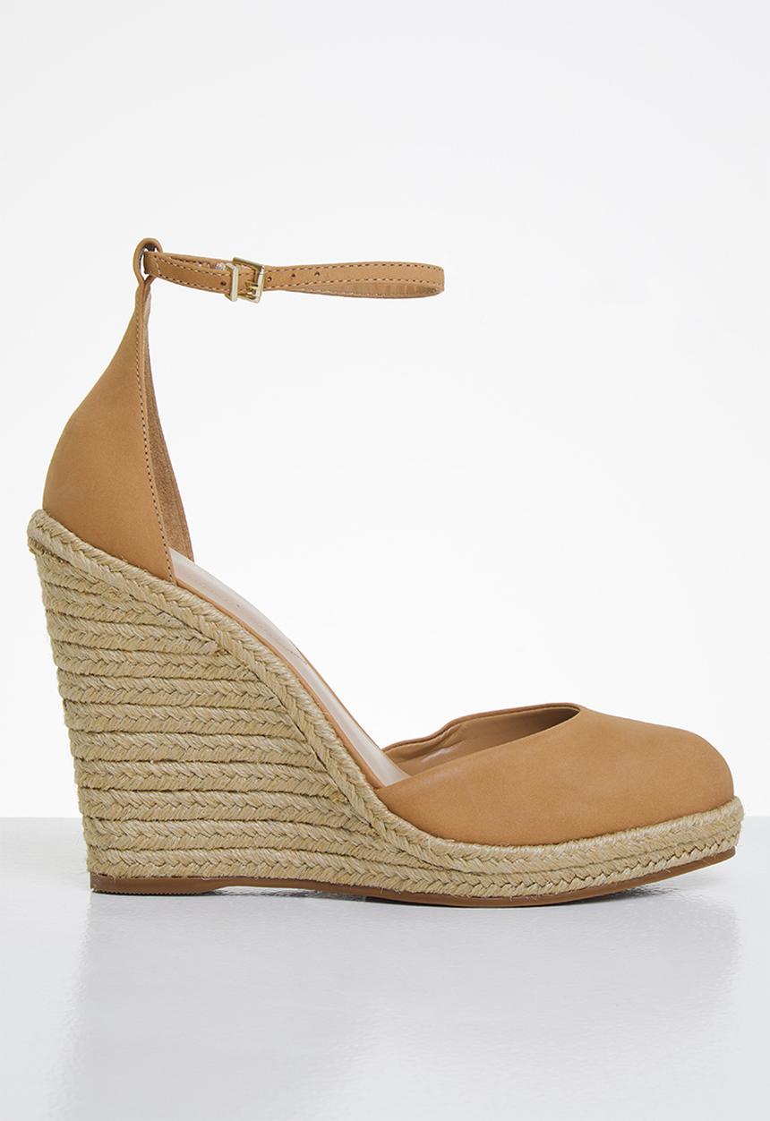 ALDO - Nasua suede wedge heel - tan