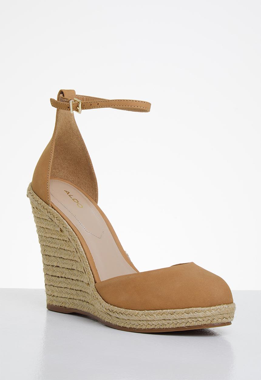 ALDO - Nasua suede wedge heel - tan