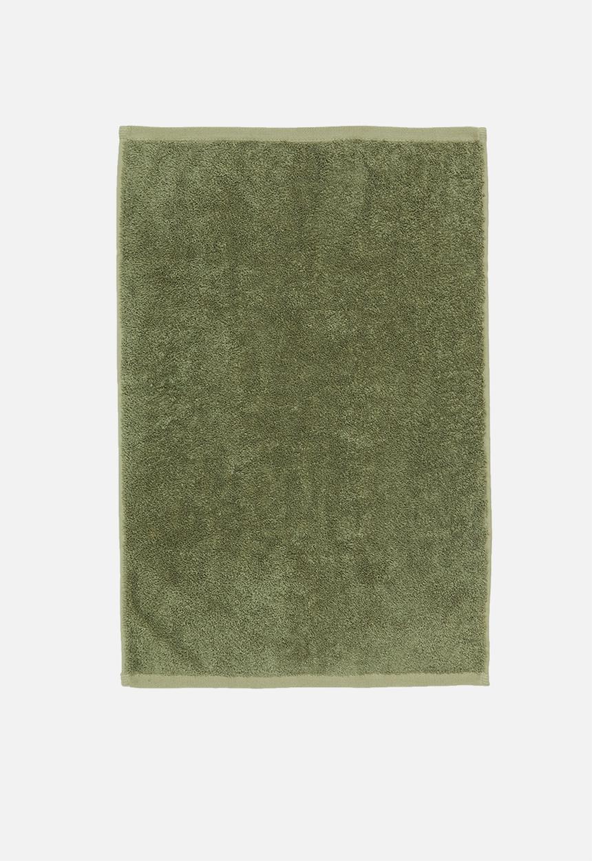 Linen House - Nara bamboo cotton towel - moss
