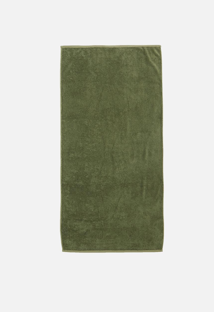 Linen House - Nara bamboo cotton towel - moss