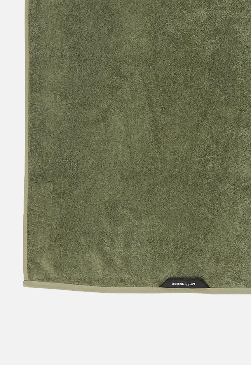 Linen House - Nara bamboo cotton towel - moss