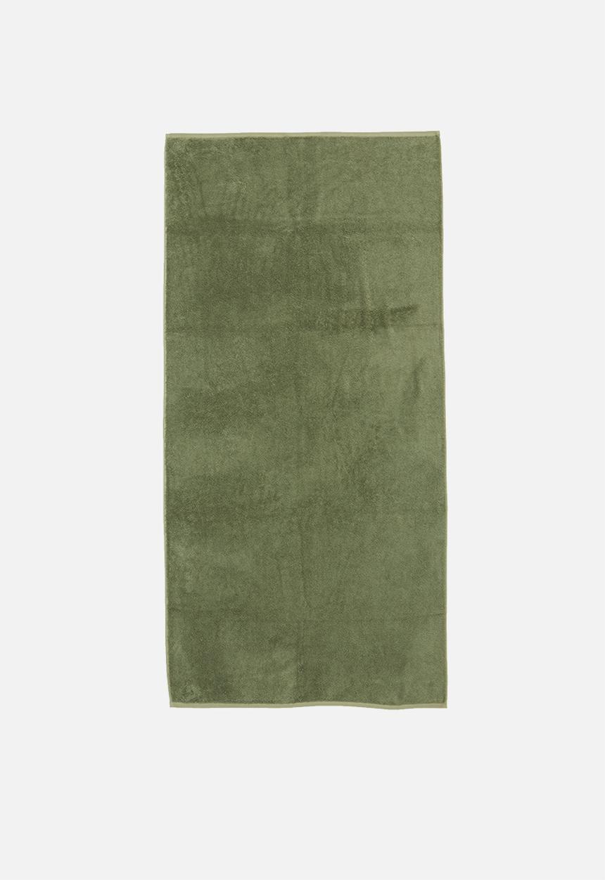 Linen House - Nara bamboo cotton towel - moss