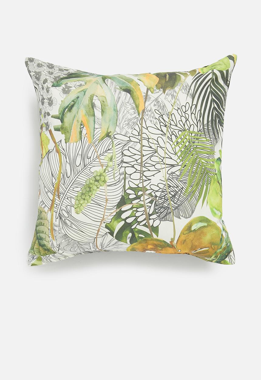 Hertex Haus - Kringebos outdoor cushion cover - moss