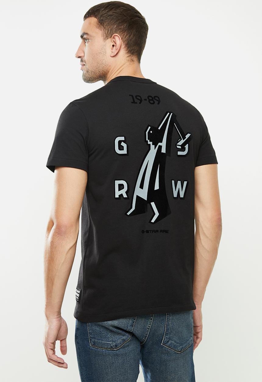 G-STAR - Gs raw hammer r short sleeve tee - black