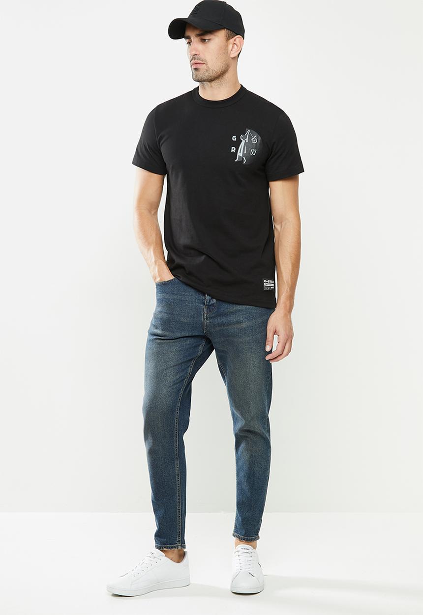 G-STAR - Gs raw hammer r short sleeve tee - black