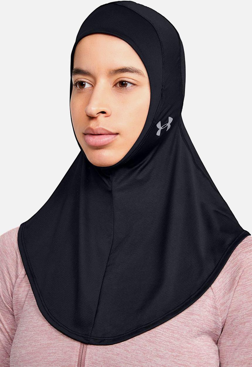 Under Armour - Ua sport hijab - black & silver