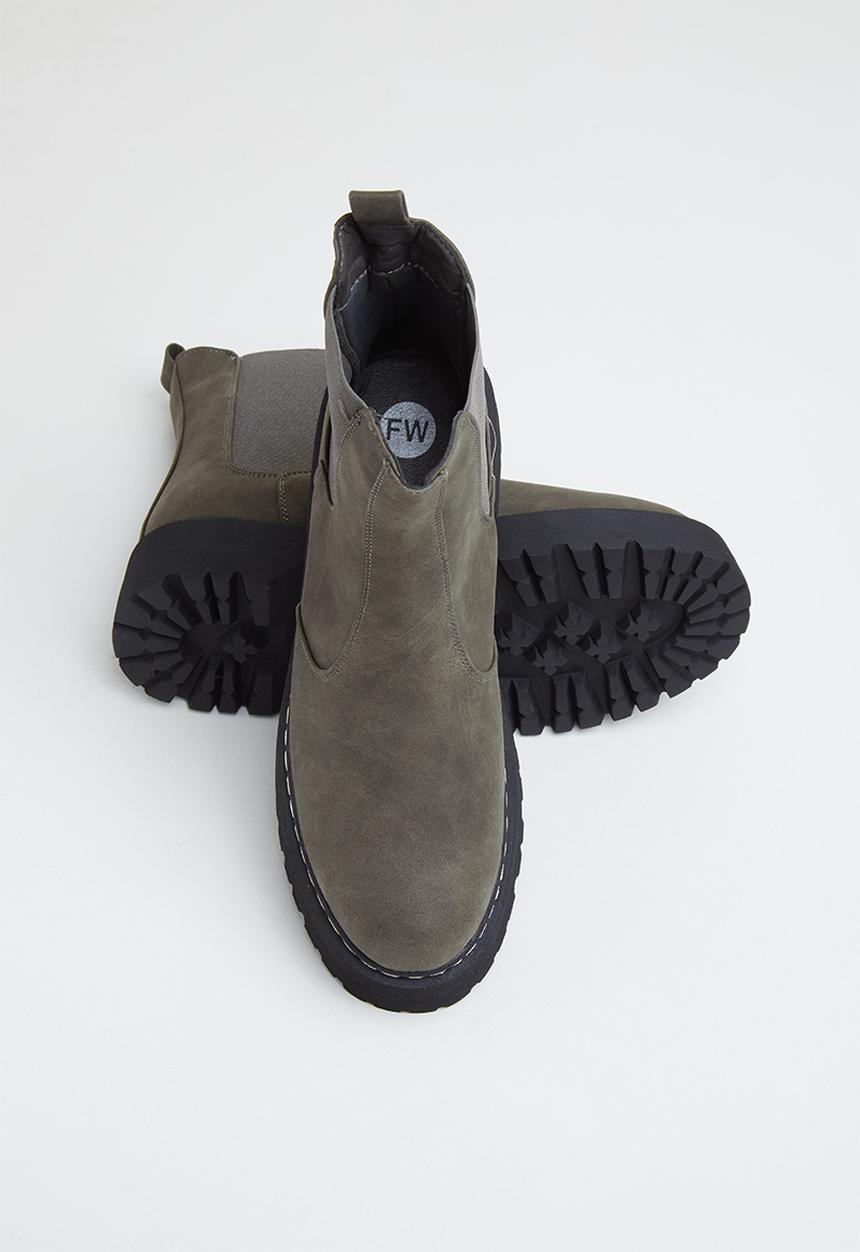 Footwork - Martiny chunky chelsea boot - grey