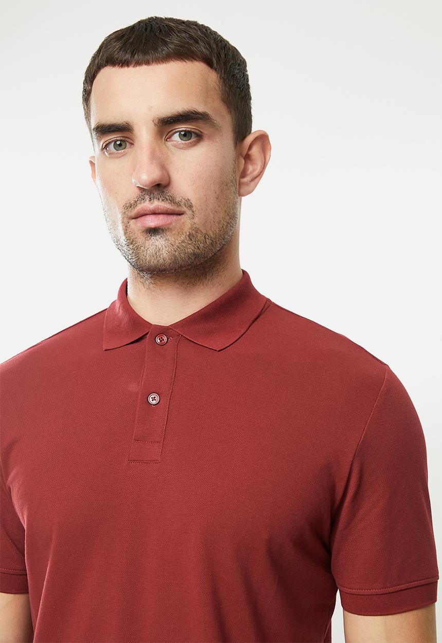 MANGO - Rea polo - red