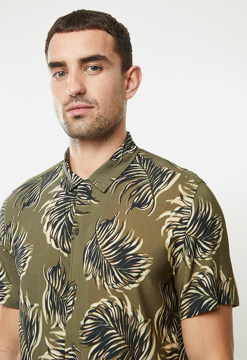 MANGO - Tole shirt - khaki