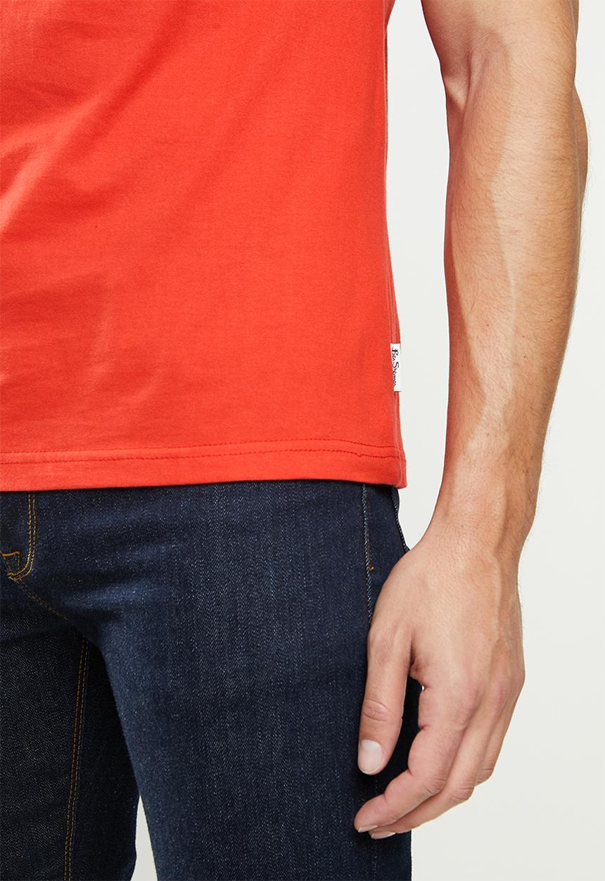 Ben Sherman - Multi target tee - red