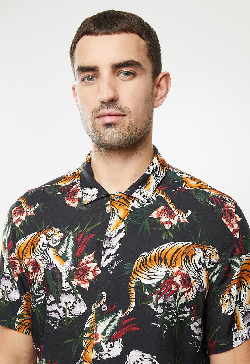 MANGO - Tiger shirt - multi