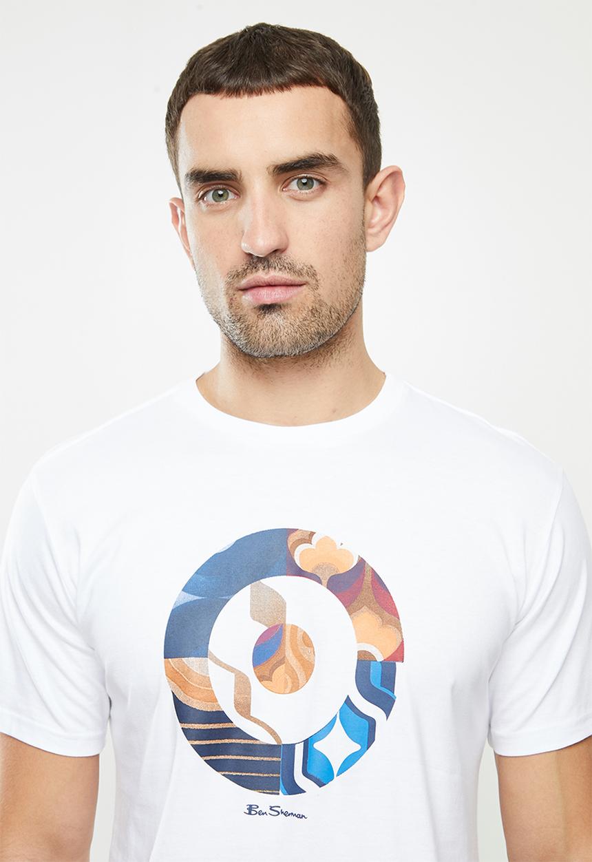 Ben Sherman - Multi target tee - white