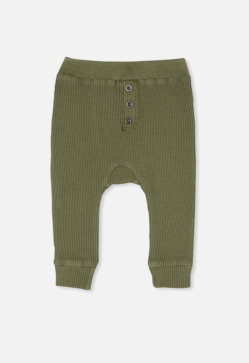 Cotton On - The waffle pant - silver sage