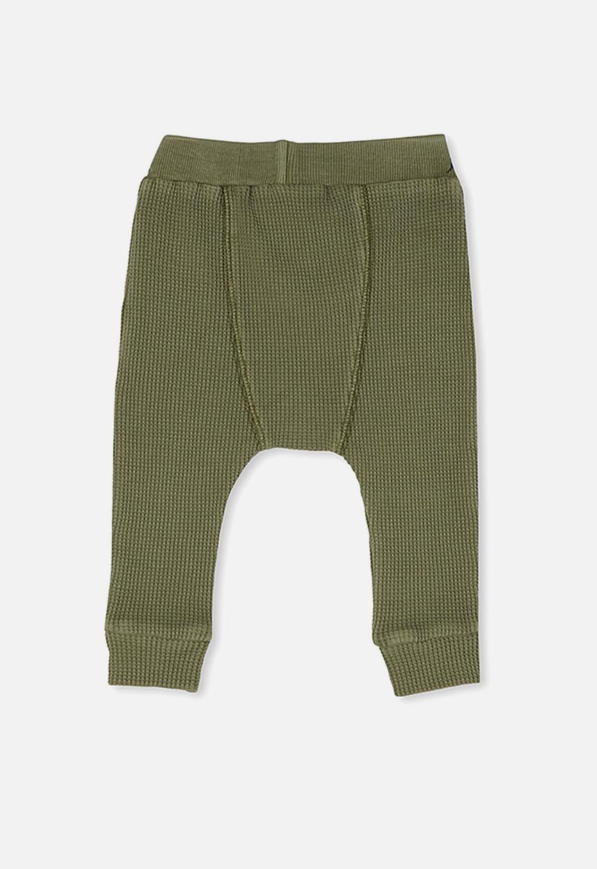 Cotton On - The waffle pant - silver sage