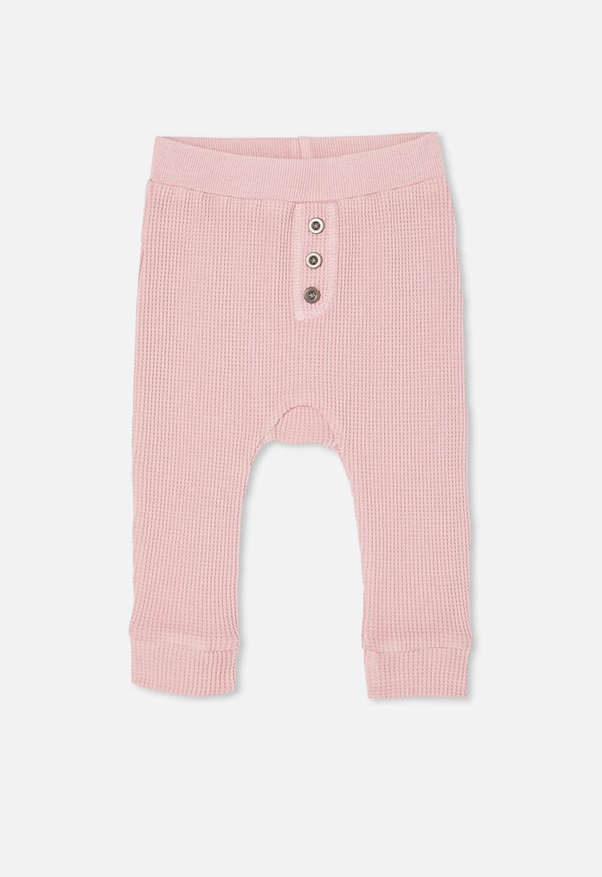 Cotton On - The waffle pant - cali pink