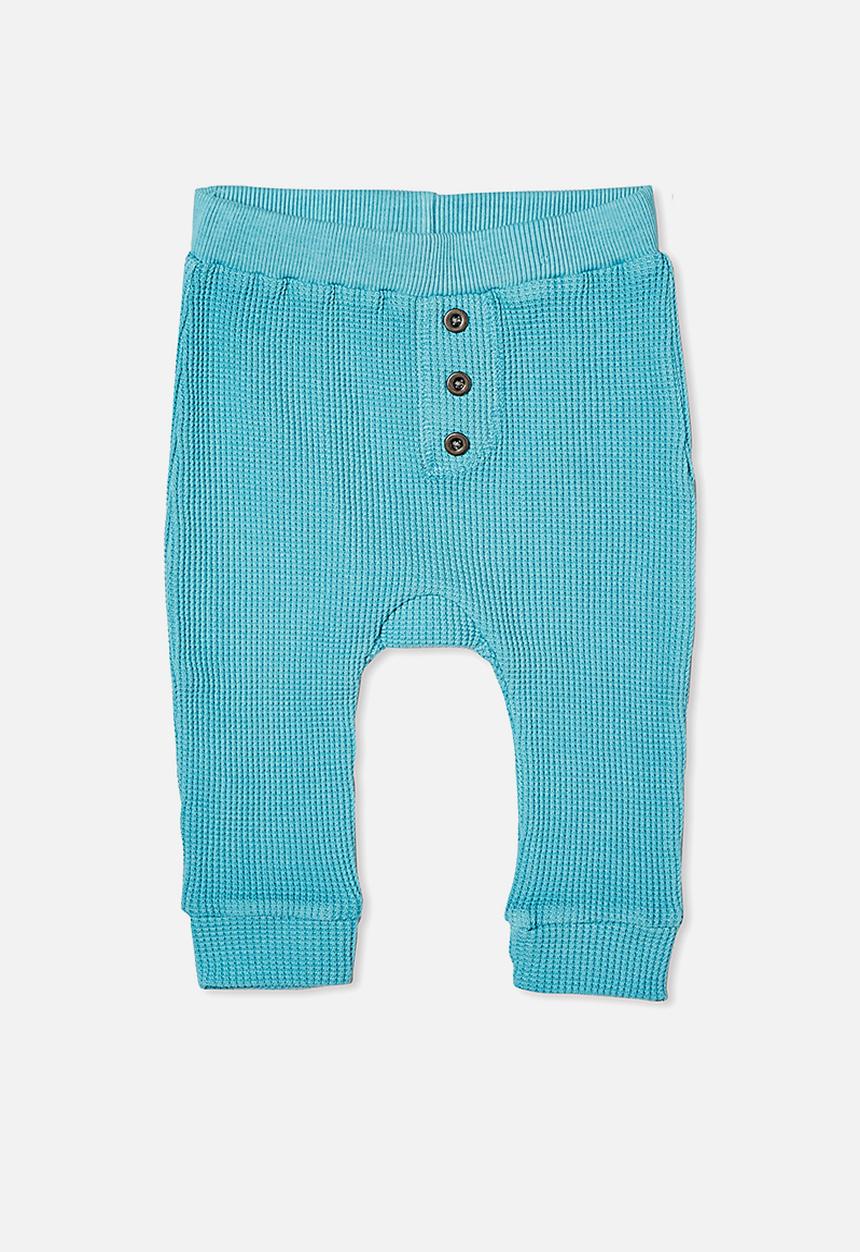 Cotton On - The waffle pant - blue ice