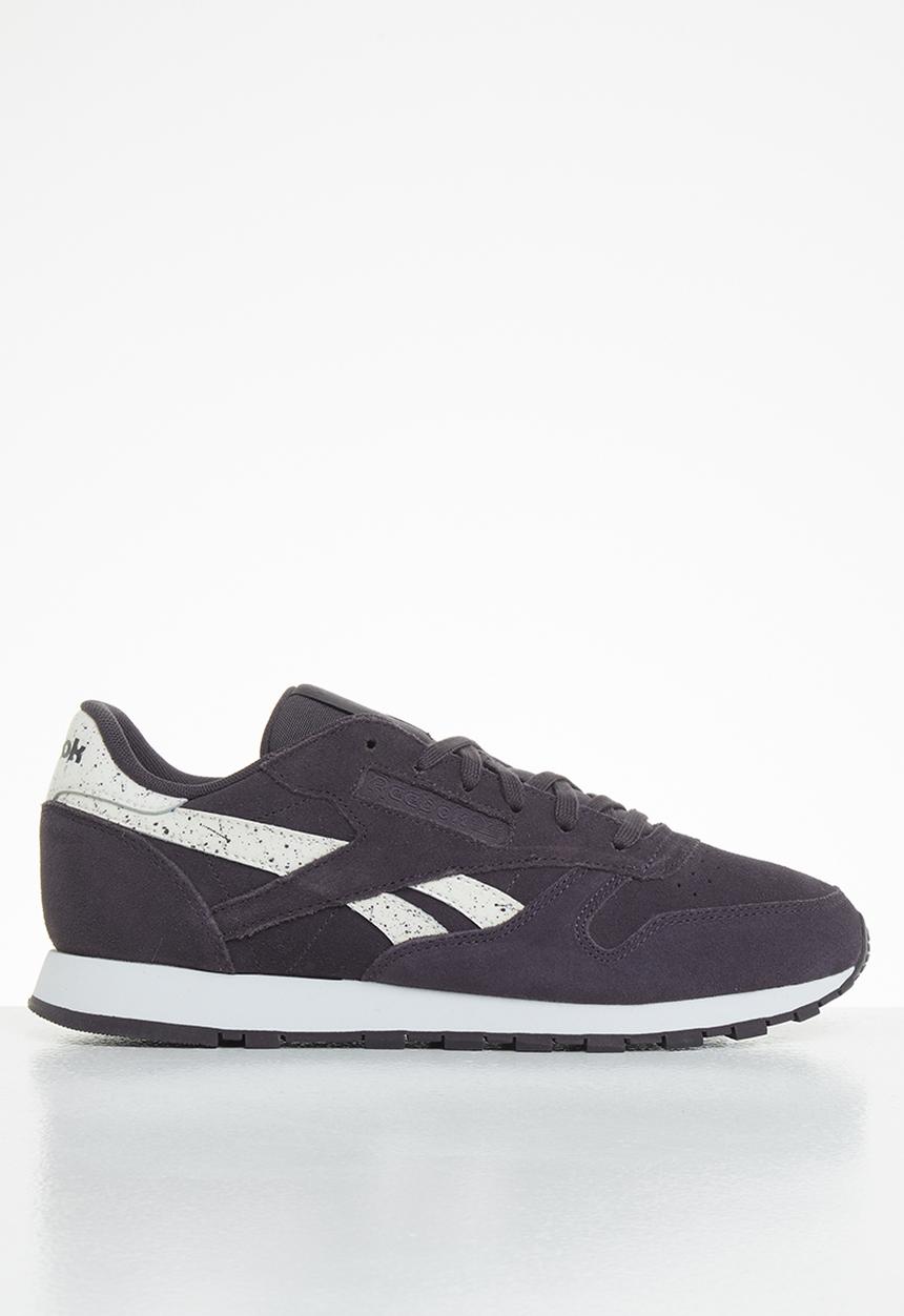 Reebok - Cl lthr - smoky vocano/white