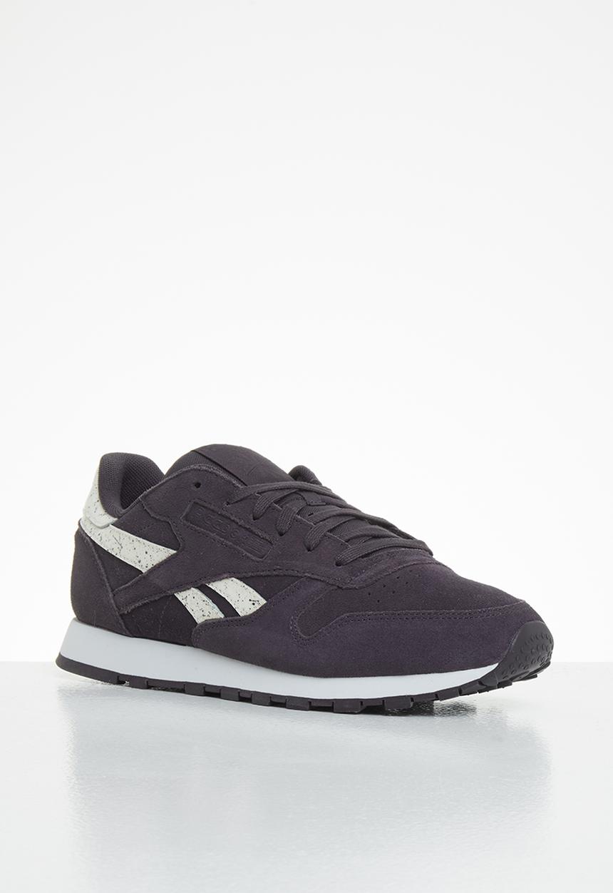 Reebok - Cl lthr - smoky vocano/white