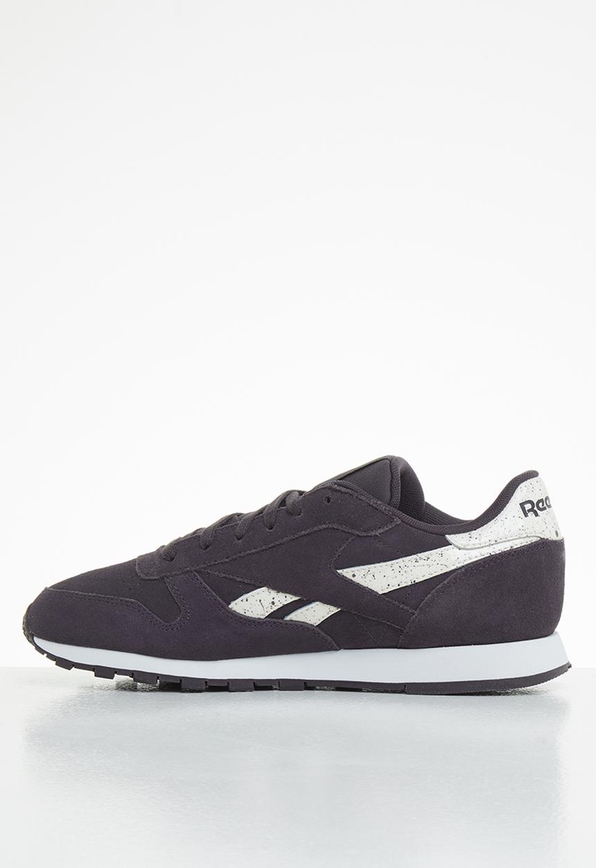 Reebok - Cl lthr - smoky vocano/white