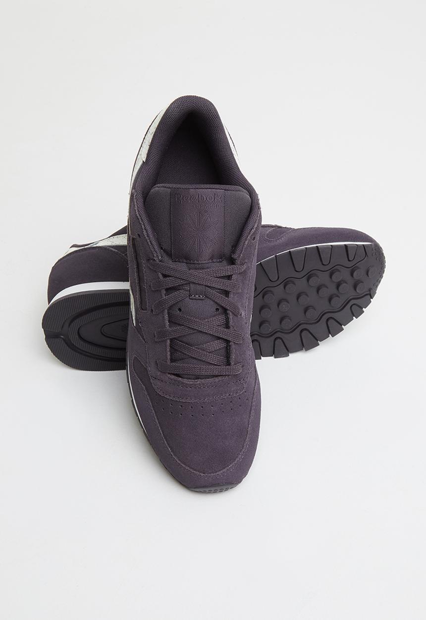 Reebok - Cl lthr - smoky vocano/white