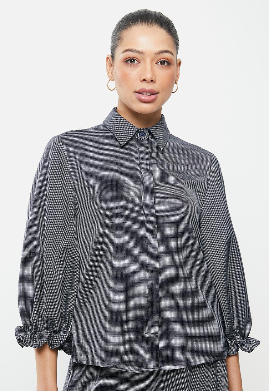 AMANDA LAIRD CHERRY - Hantams shirt - navy