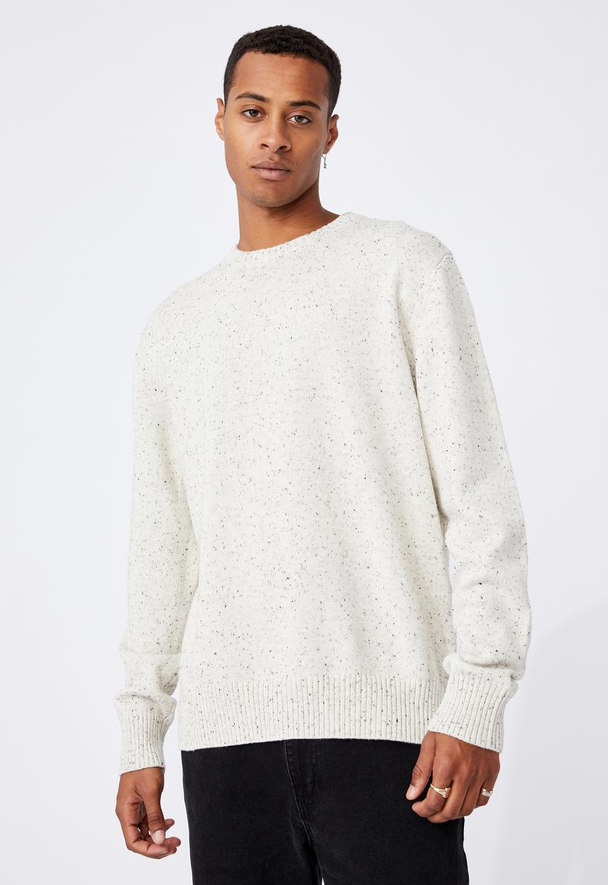 Cotton On - Crew knit - oatmeal nep