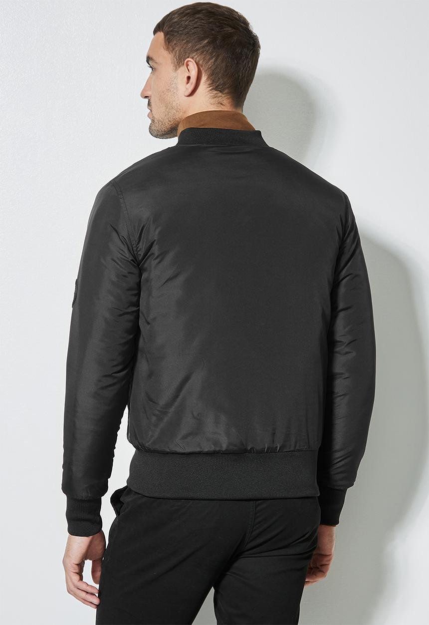 Superbalist - Nevada padded bomber jacket - black