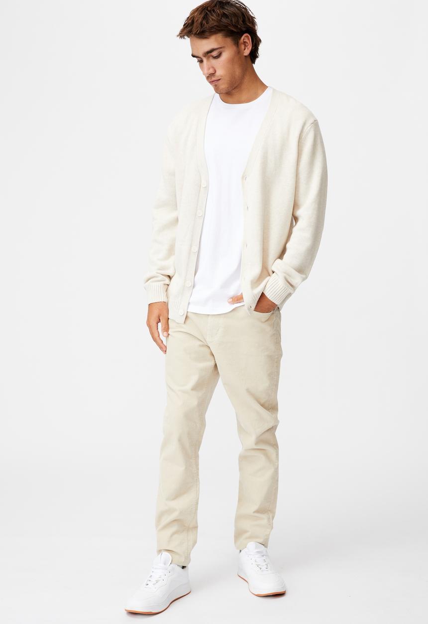 Cotton On - Essential cardigan - ecru marle