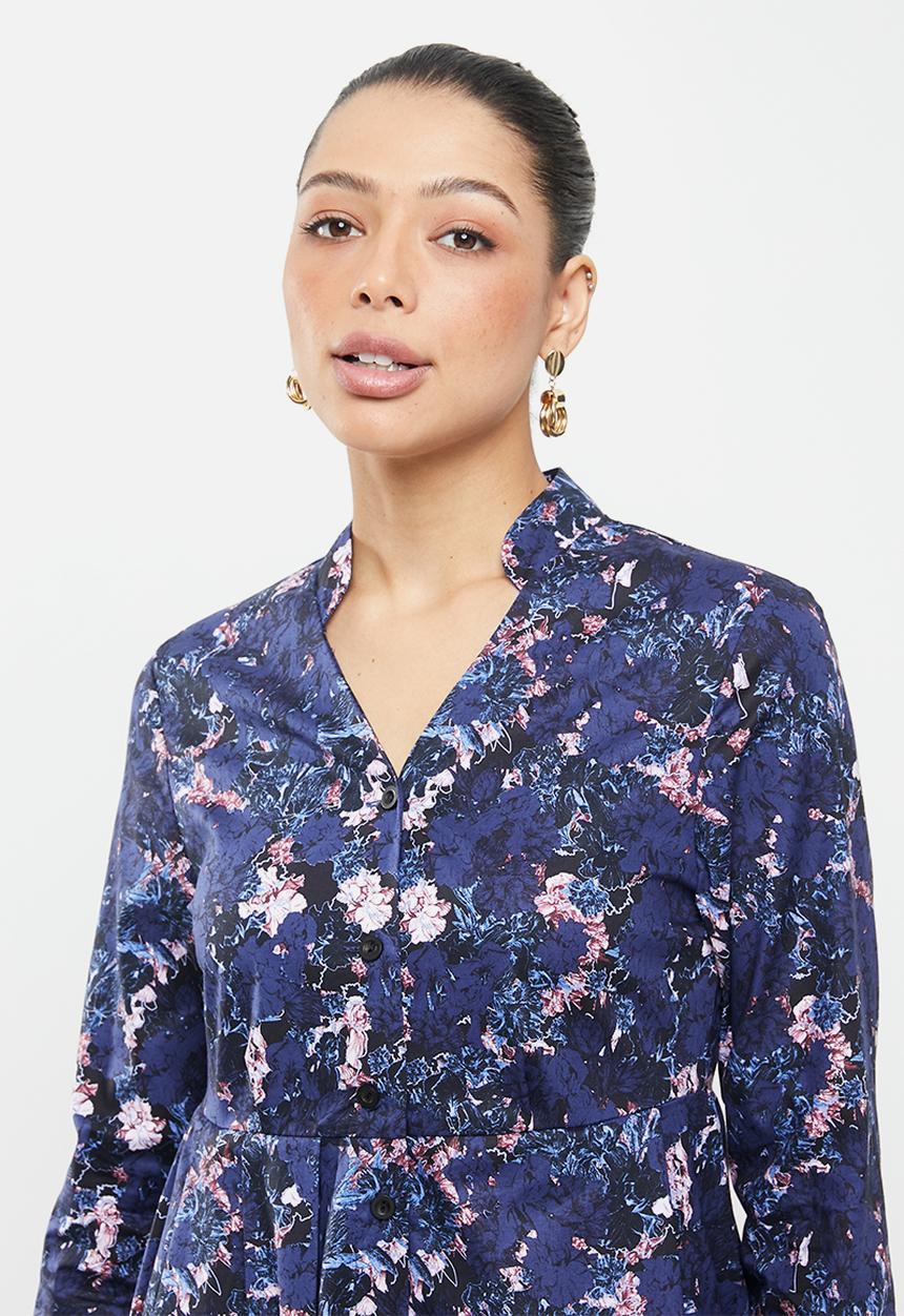 AMANDA LAIRD CHERRY - Mooi dress - navy