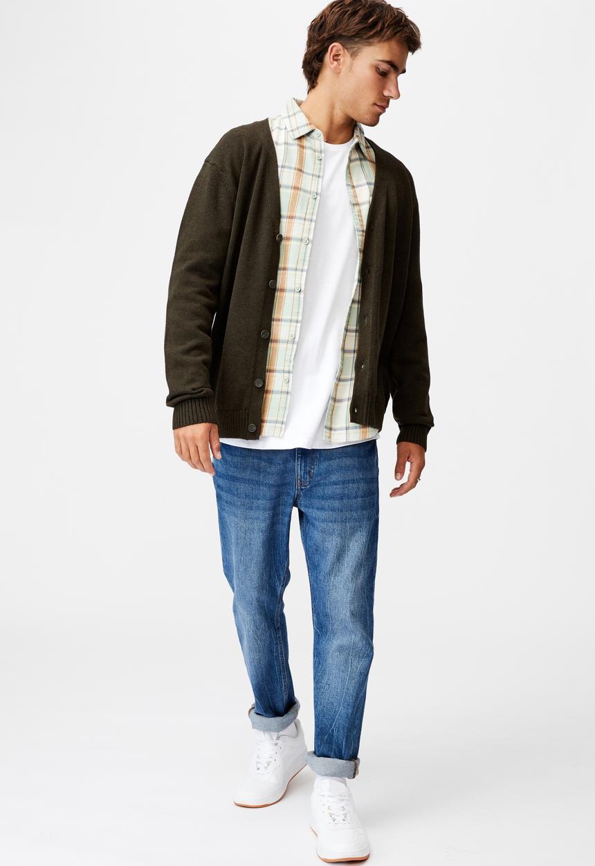 Cotton On - Essential cardigan - khaki marle