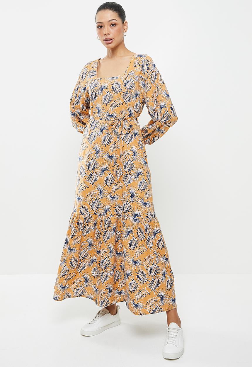 AMANDA LAIRD CHERRY - Sand dress - mustard