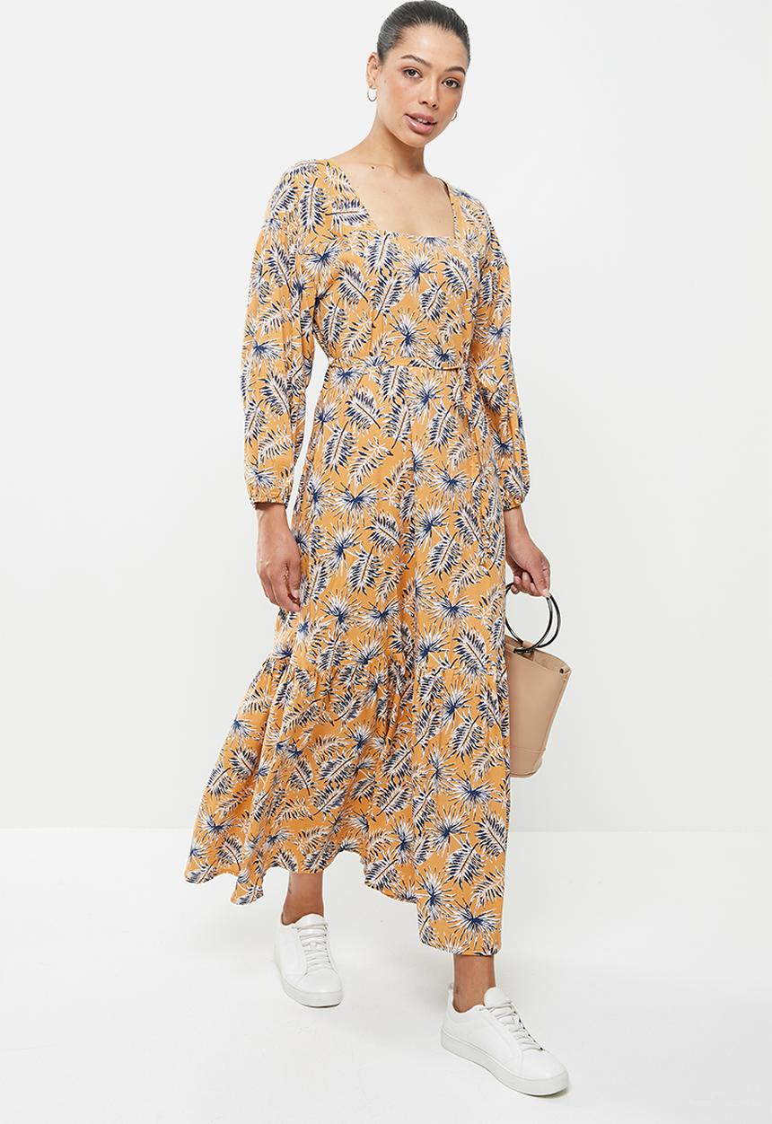 AMANDA LAIRD CHERRY - Sand dress - mustard
