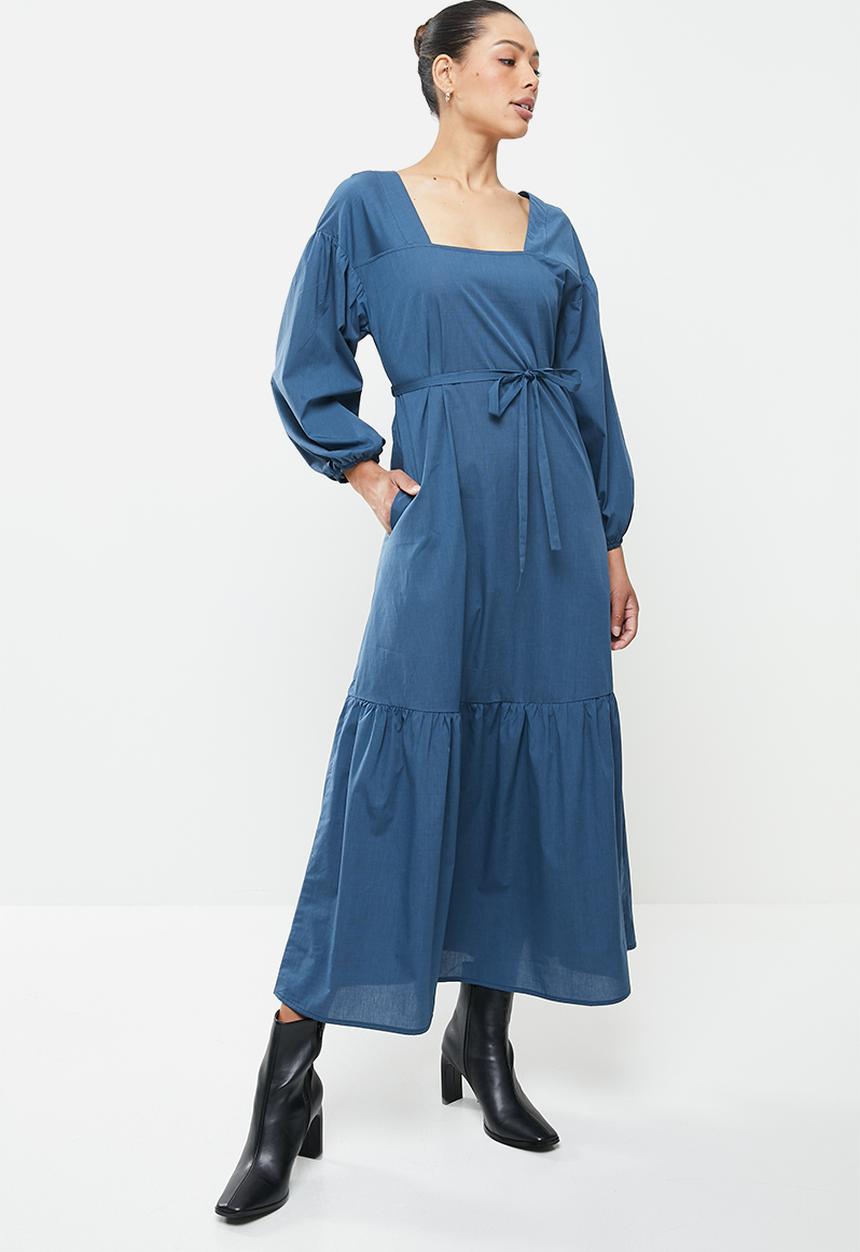 AMANDA LAIRD CHERRY - Sand dress - blue