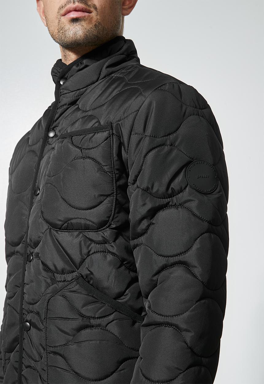 Superbalist - Rowley quilted utility jacket - black
