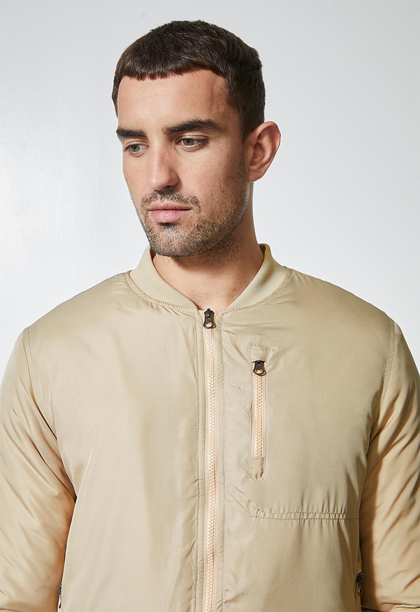 Superbalist - Nevada padded bomber jacket - beige 