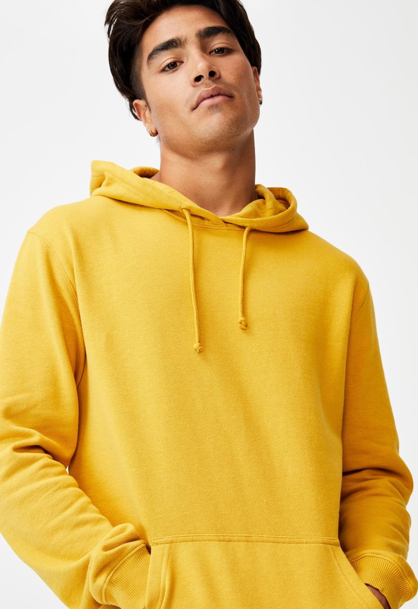 Cotton On - Essential fleece pullover - sulphur yellow