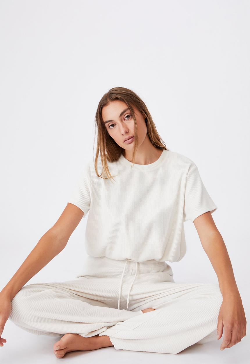 Cotton On - Super soft relaxed pant - oatmeal